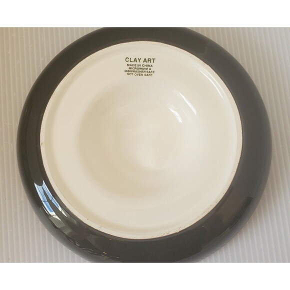 CLAY ART HAND PAINTED JALAPENO MARGARITA SALTER 7" PEPPERS Trinket Nut Dish Red - Picture 8 of 8